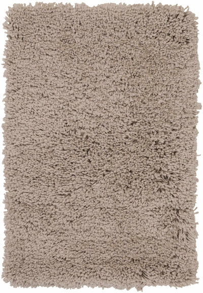 Tingly 2x3 Hand Woven Solid Cream Shag Rug - Clearance