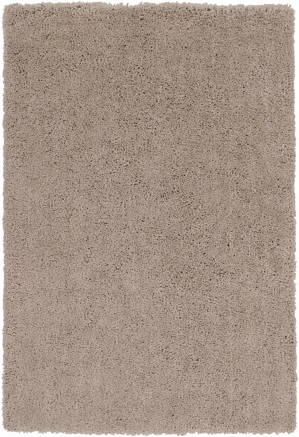 Tingly 2x3 Hand Woven Solid Cream Shag Rug - Clearance