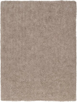 Tingly 2x3 Hand Woven Solid Cream Shag Rug - Clearance