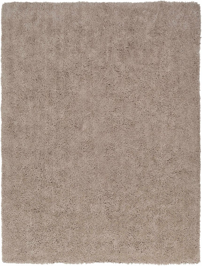 Tingly 2x3 Hand Woven Solid Cream Shag Rug - Clearance