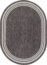 Coonamble Bordered Antrasit Rug