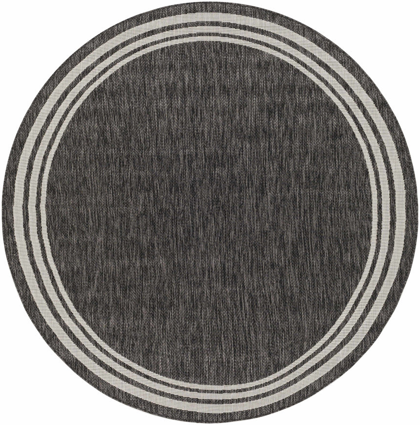 Coonamble Bordered Antrasit Rug