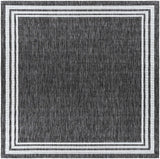 Coonamble Bordered Antrasit Rug