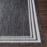 Coonamble Bordered Antrasit Rug