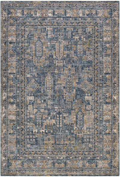 Mirabel Denim Blue Traditional Rug