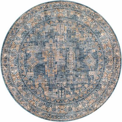 Mirabel Denim Blue Traditional Rug