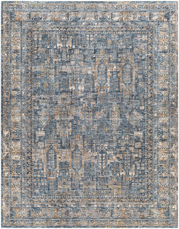 Mirabel Denim Blue Traditional Rug