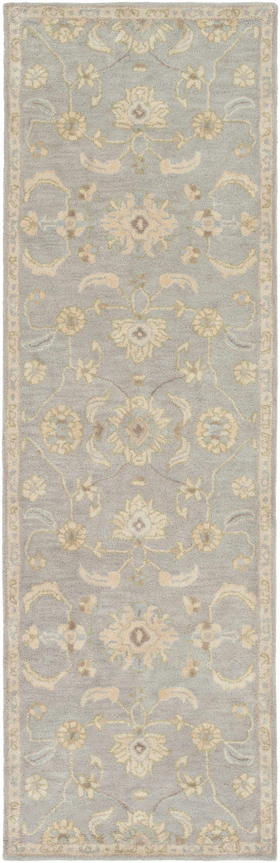 Copen Beige Floral Wool Rug