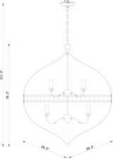 Corunna Ceiling Light - Clearance