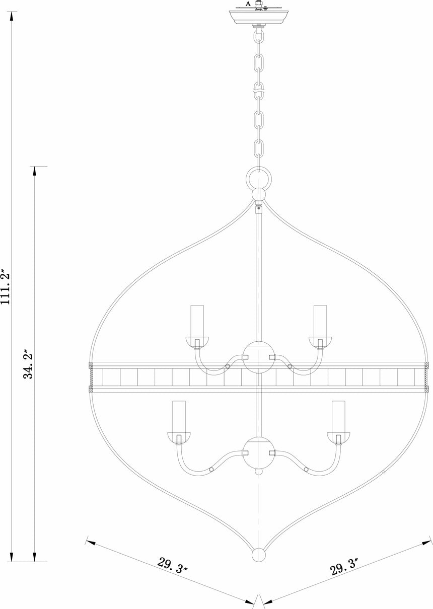 Corunna Ceiling Light - Clearance