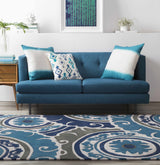 Docklands Throw Pillow - Clearance