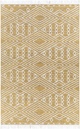 Skedee Mustard/Cream Diamond Carpet - Clearance