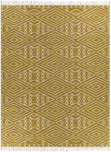 Skedee Mustard/Cream Diamond Carpet - Clearance