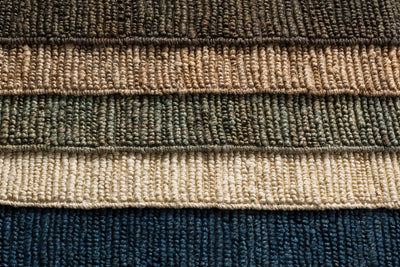 Glover Brown Braided Jute Carpet - Clearance