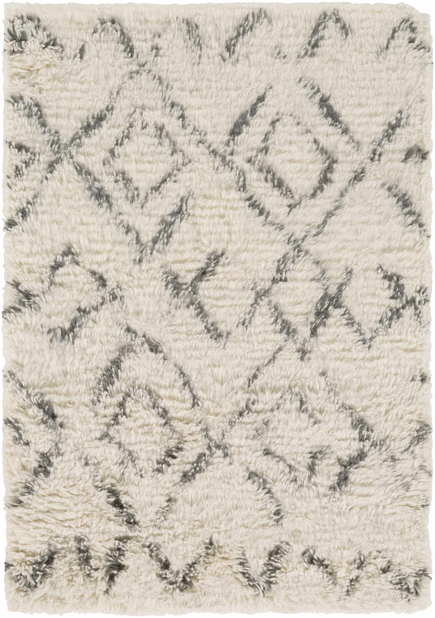 Cotgrave 2x3 Cream Trellis Small Wool Rug - Clearance