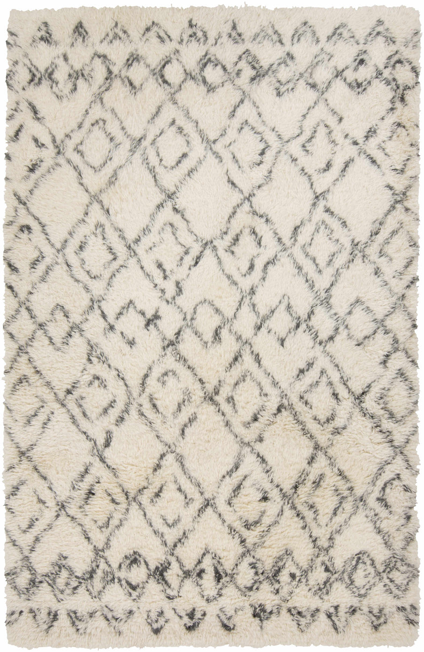 Cotgrave 2x3 Cream Trellis Small Wool Rug - Clearance