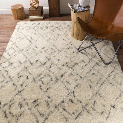 Cotgrave 2x3 Cream Trellis Small Wool Rug - Clearance