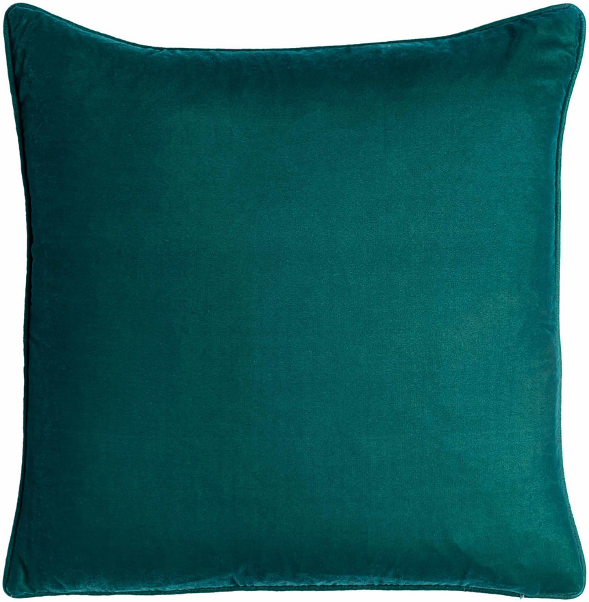 Coye Deep Teal Square Throw Pillow - Clearance