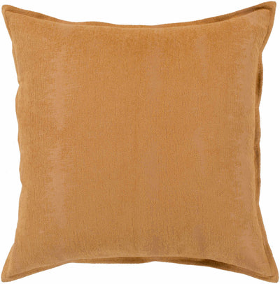 Chunky Burnt Orange Square Throw Pillow