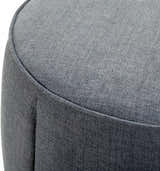 Corbarieu Dark Red Ottoman - Clearance
