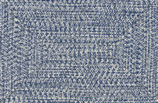 Blue Carbrook Braided Textured Area Rug