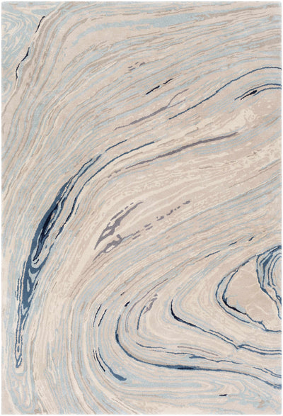 Cranebrook Blue Marble Rug