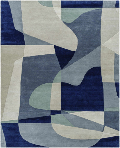 Crawfordsville Modern Wool Rug