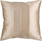 Crawfordville Tan Square Throw Pillow