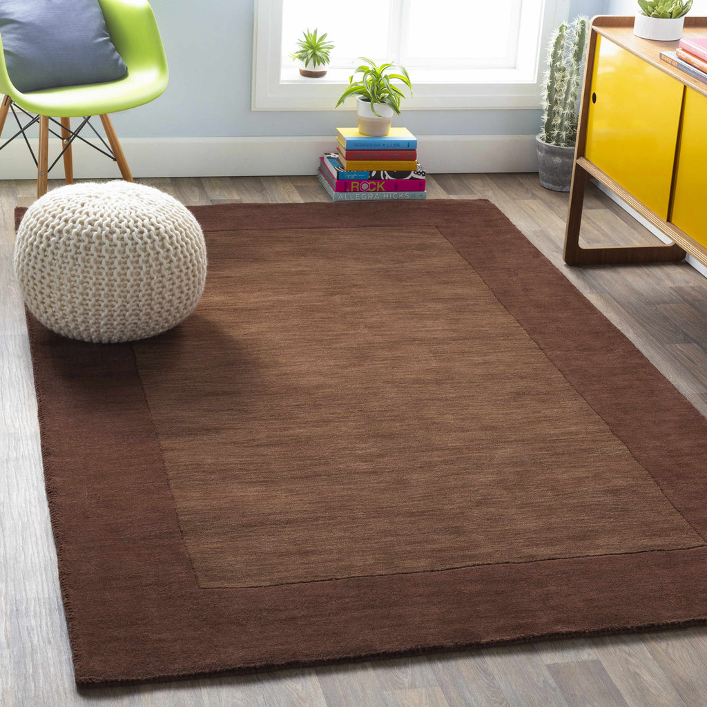 Grey Brown Leaf orders Rug Floor Wool Carpet