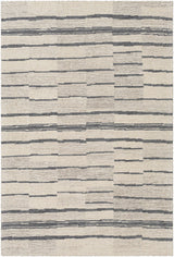 Creswell Broken-Striped Hand Tufted Wool Area Rug