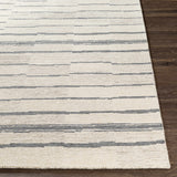 Creswell Broken-Striped Hand Tufted Wool Area Rug