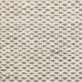 Close-up of the hand woven Carrier Clearance Jute Carpet. Charcoal and ivory natural fiber texture. Swatch