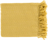 Chiconcuac Mustard Throw Blanket
