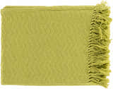 Chiconcuac Olive Throw Blanket - Clearance