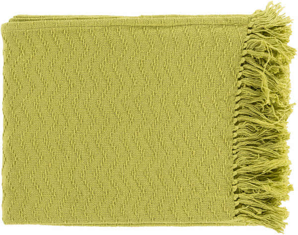 Chiconcuac Olive Throw Blanket - Clearance