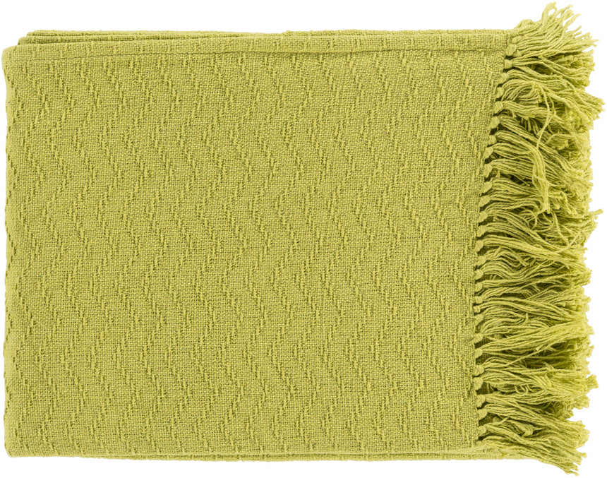 Chiconcuac Olive Throw Blanket - Clearance
