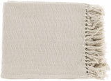 Chiconcuac Cream Throw Blanket