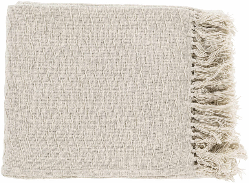Chiconcuac Cream Throw Blanket