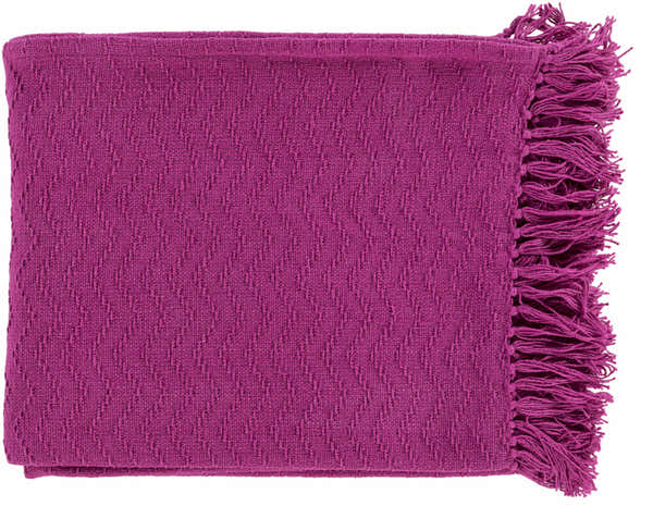 Chiconcuac Magenta Throw Blanket - Clearance