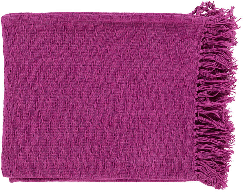 Chiconcuac Magenta Throw Blanket