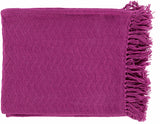 Chiconcuac Magenta Throw Blanket