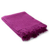 Chiconcuac Magenta Throw Blanket