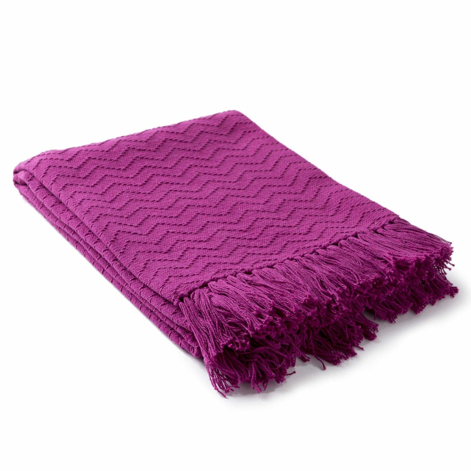 Chiconcuac Magenta Throw Blanket