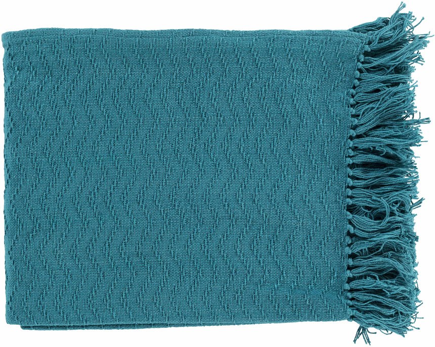 Chiconcuac Aqua Throw Blanket
