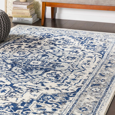Amidon Blue&White Medallion carpet - Clearance