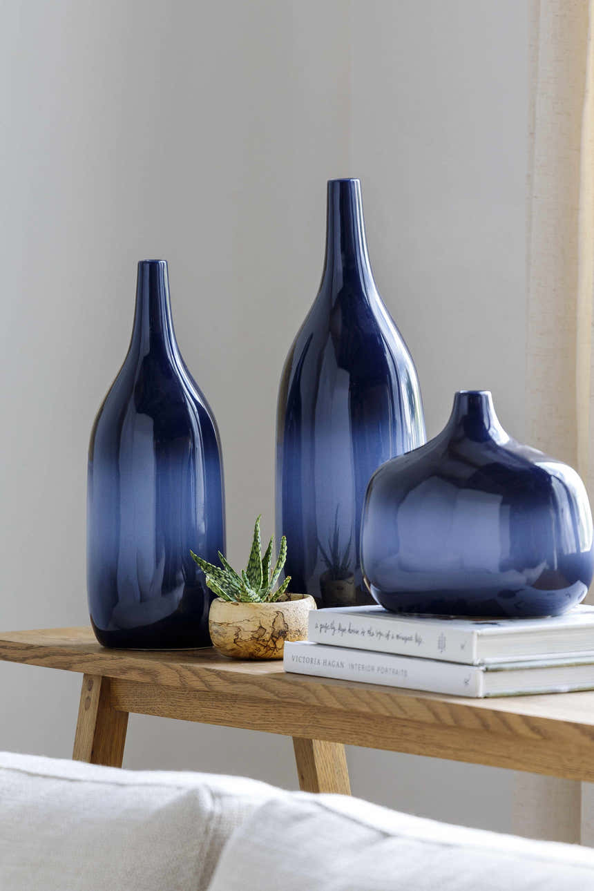 Cinigiano Blue Outdoor Vase