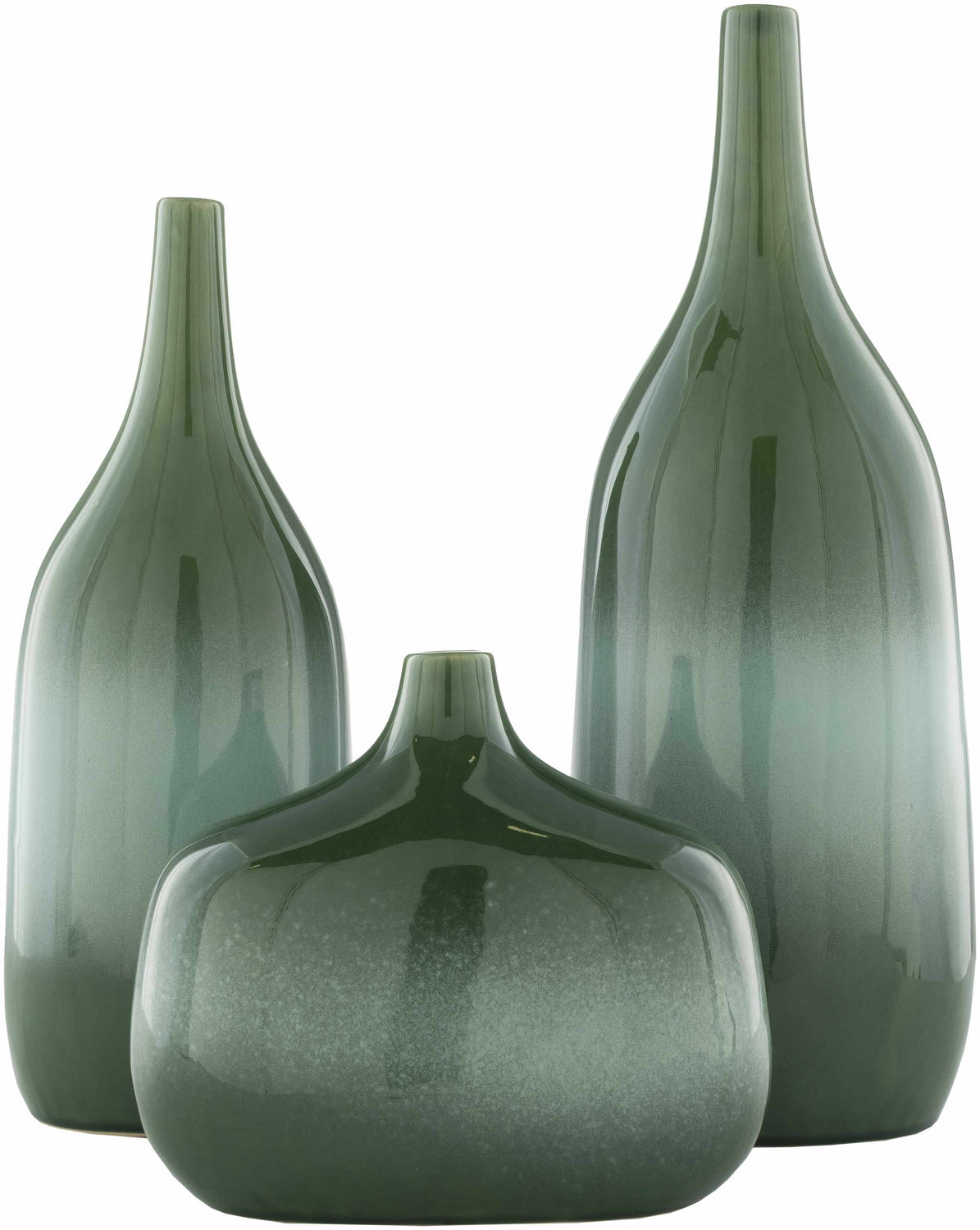 Cinigiano Green Outdoor Vase