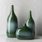 Cinigiano Green Outdoor Vase