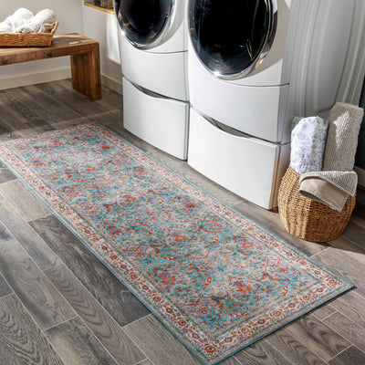 Kisling Aqua Traditional Rug - Clearance