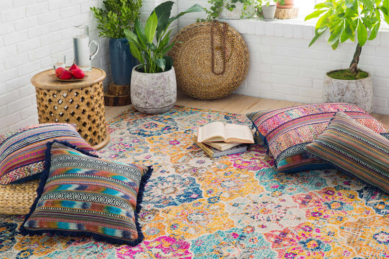 Custar Colorful Area Rug – Boutique Rugs